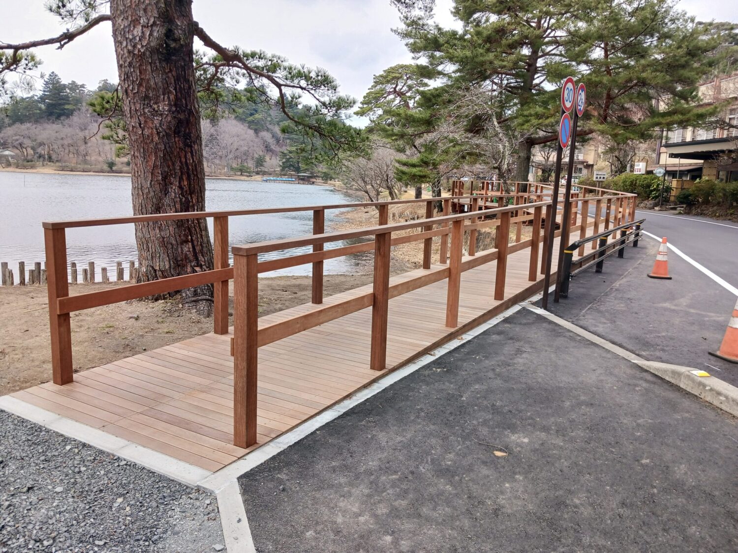 南湖公園　木道・木橋（白河市）